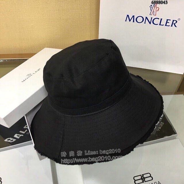 Moncler女士帽子 蒙口經典做舊漁夫帽遮陽帽  mm1138